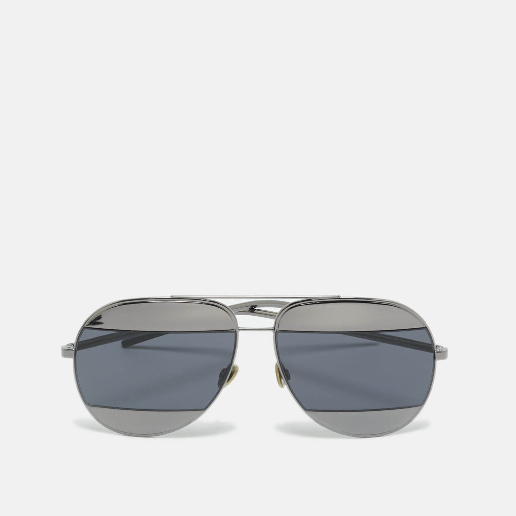 Dior Grey Mirrored KJ1IR Split1 Aviator Sunglasses Dior Grey Mirrored KJ1IR Split1 Aviator Sunglasses
