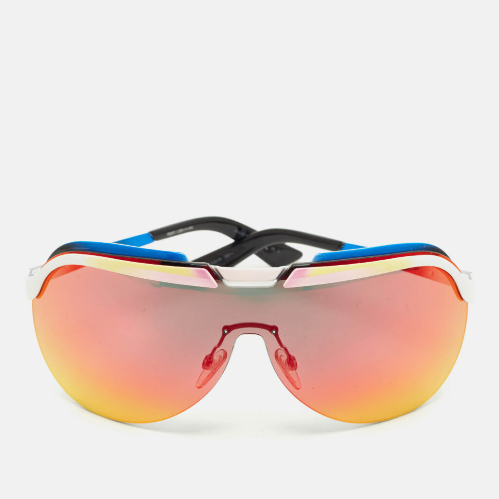 Dior Multicolor Mirrored 60QUW Solar Shield Sunglasses Dior Multicolor Mirrored 60QUW Solar Shield Sunglasses