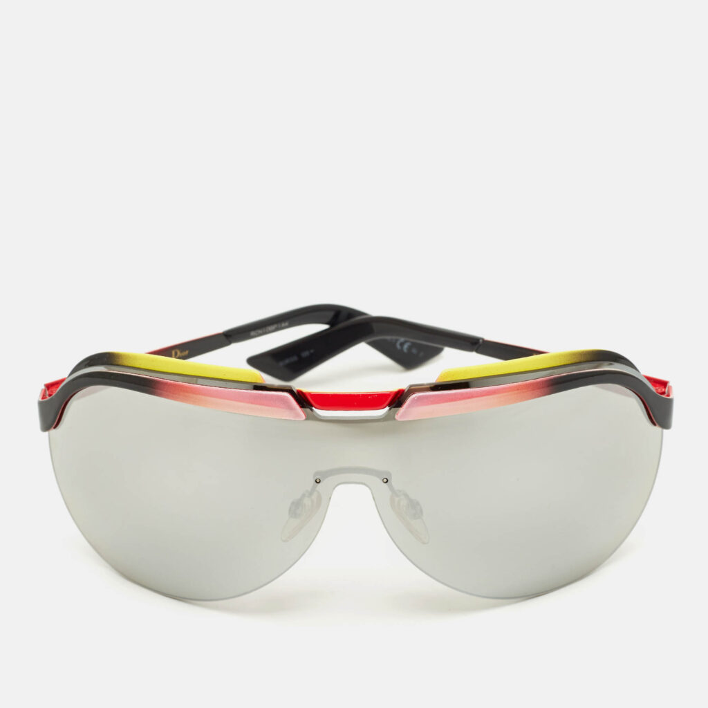 Dior Multicolor Mirrored 6ORSS Solar Shield Sunglasses Dior Multicolor Mirrored 6ORSS Solar Shield Sunglasses