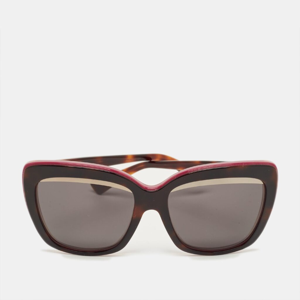 Dior Tortoise Brown/Magenta Graphic F 3C45S Butterfly Sunglasses