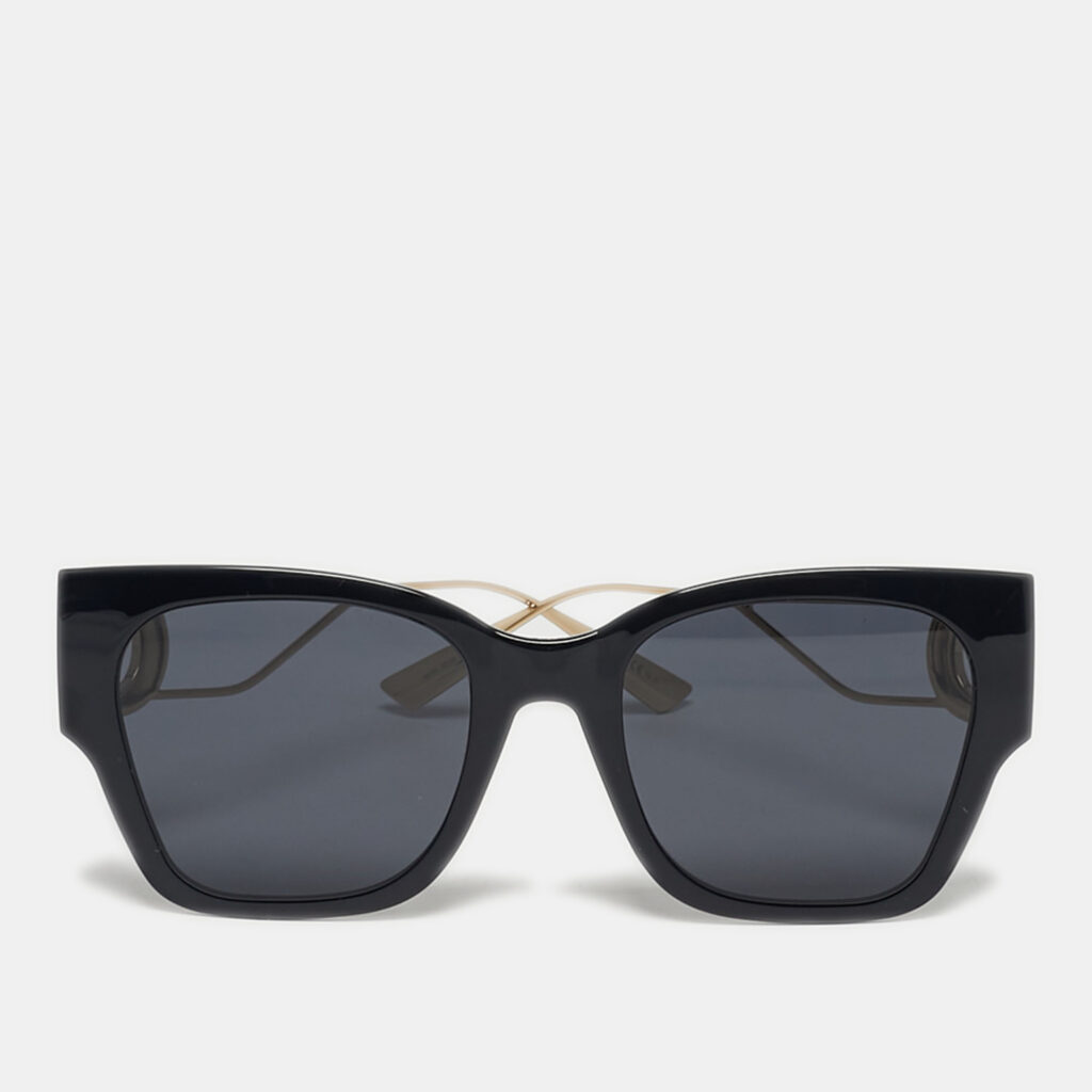 Dior Black 8072K 30Montaigne Square Sunglasses Dior Black 8072K 30Montaigne Square Sunglasses