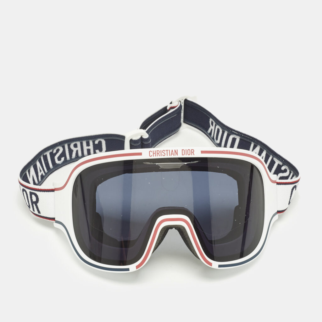 Dior White/Navy Blue Alps M11 Ski Goggles Dior White/Navy Blue Alps M11 Ski Goggles