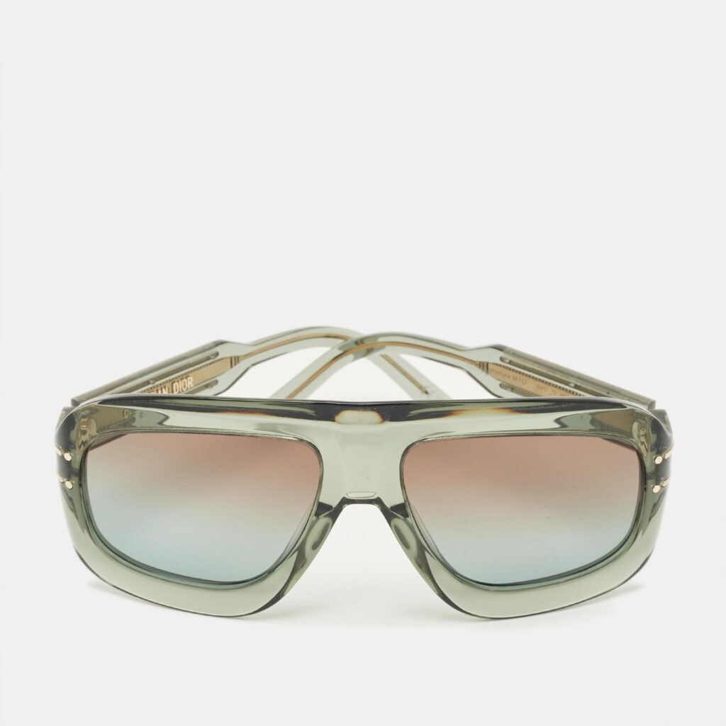 Dior Green Gradient DiorSignature M1U 55F2 Sunglasses Dior Green Gradient DiorSignature M1U 55F2 Sunglasses