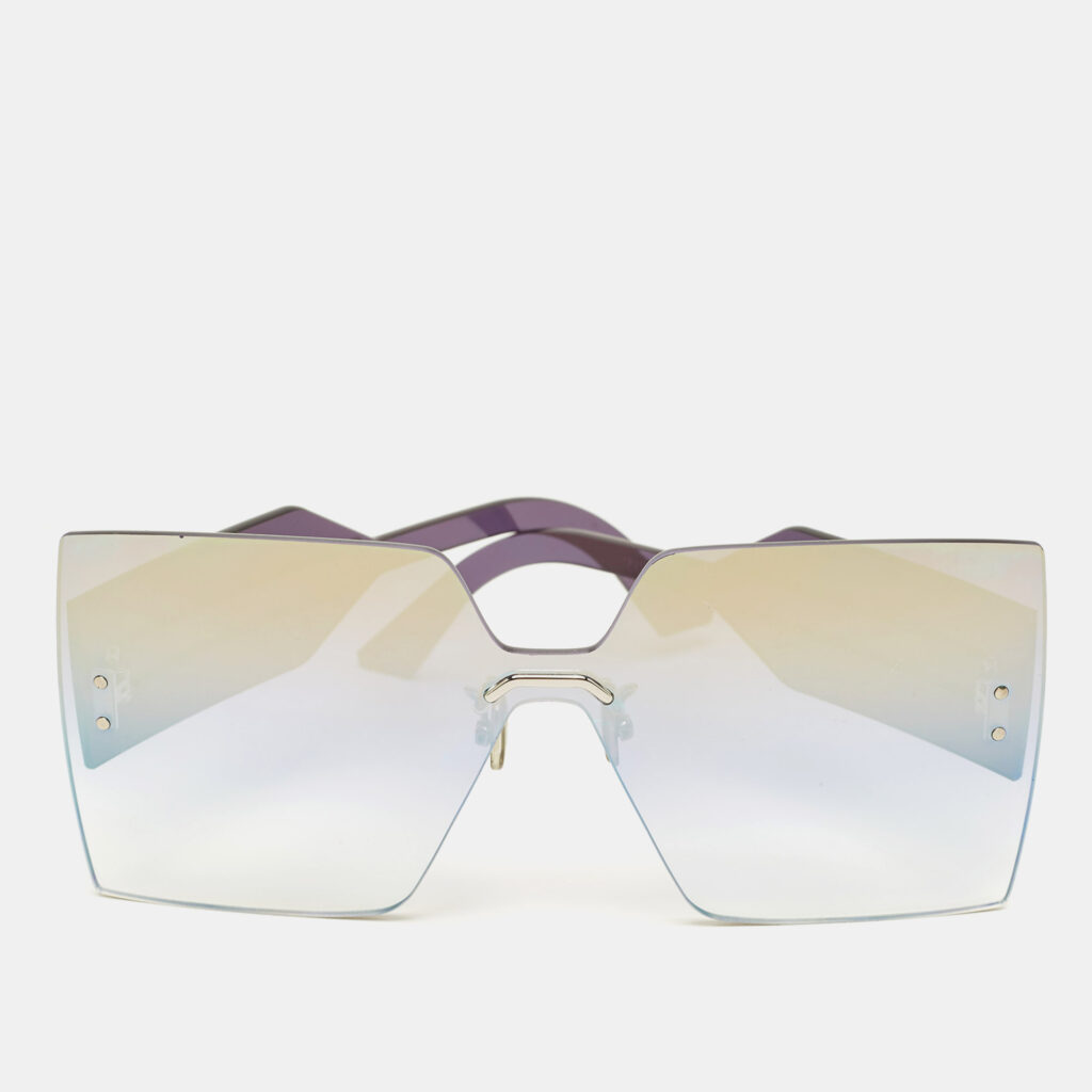 Dior Iridescent Blue Mirrored DiorClub M5U Butterfly Sunglasses Dior Iridescent Blue Mirrored DiorClub M5U Butterfly Sunglasses