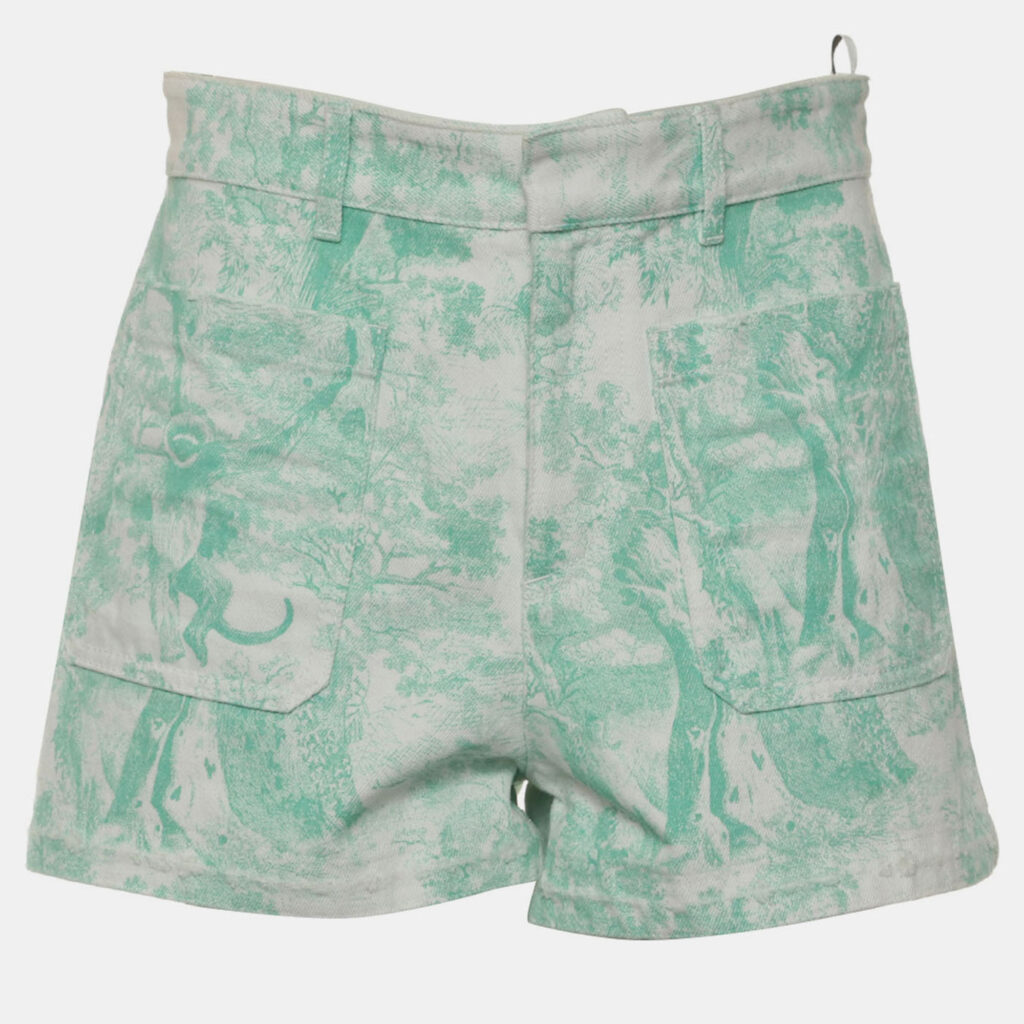Dior Toile de Jouy Denim Shorts Dior Toile de Jouy Denim Shorts