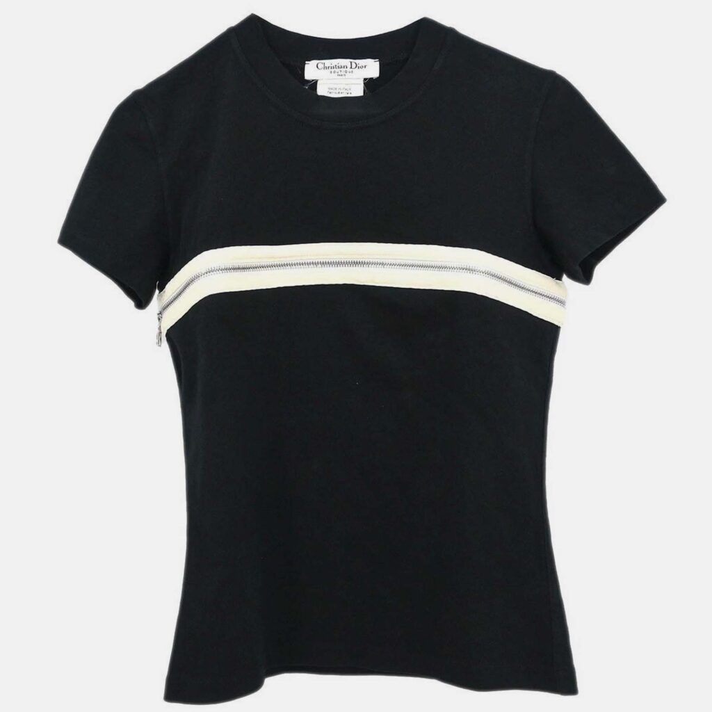 Christian Dior Short Sleeve T-shirt Black #38 Christian Dior Short Sleeve T-shirt Black #38