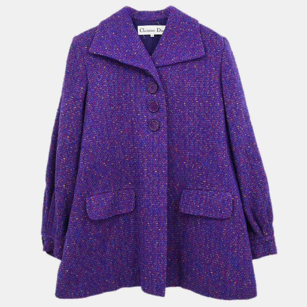 Christian Dior Coat Purple #M Christian Dior Coat Purple #M