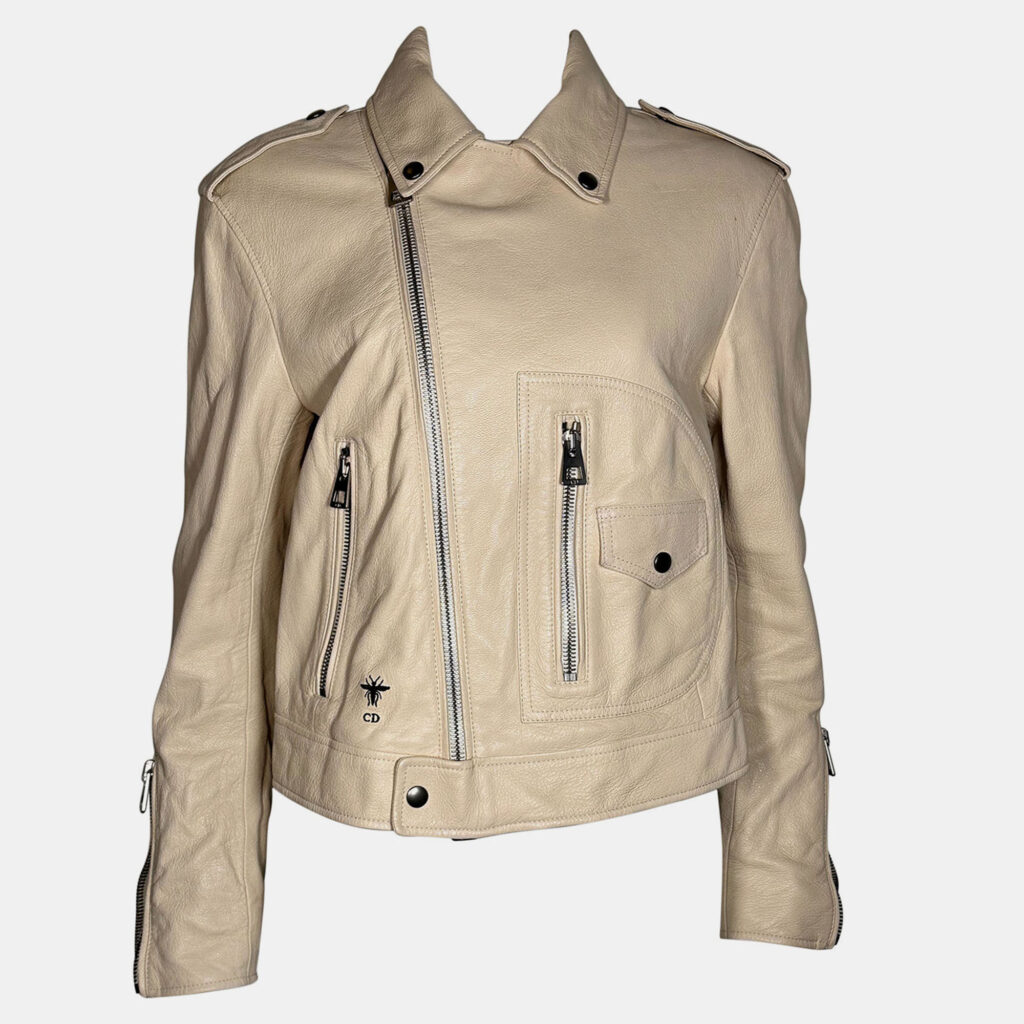 Dior Beige Leather Jacket
