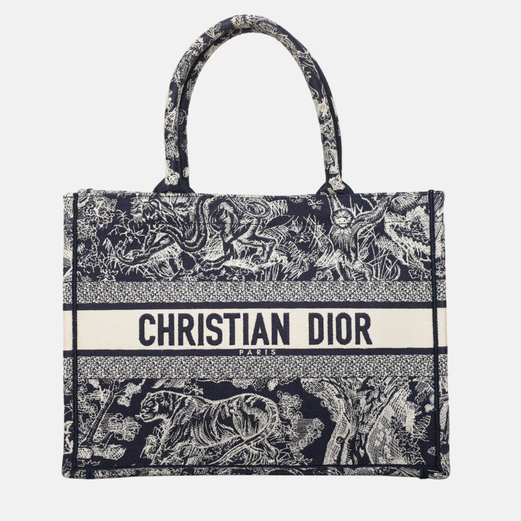 Dior Embroidered Medium Book Tote Bag