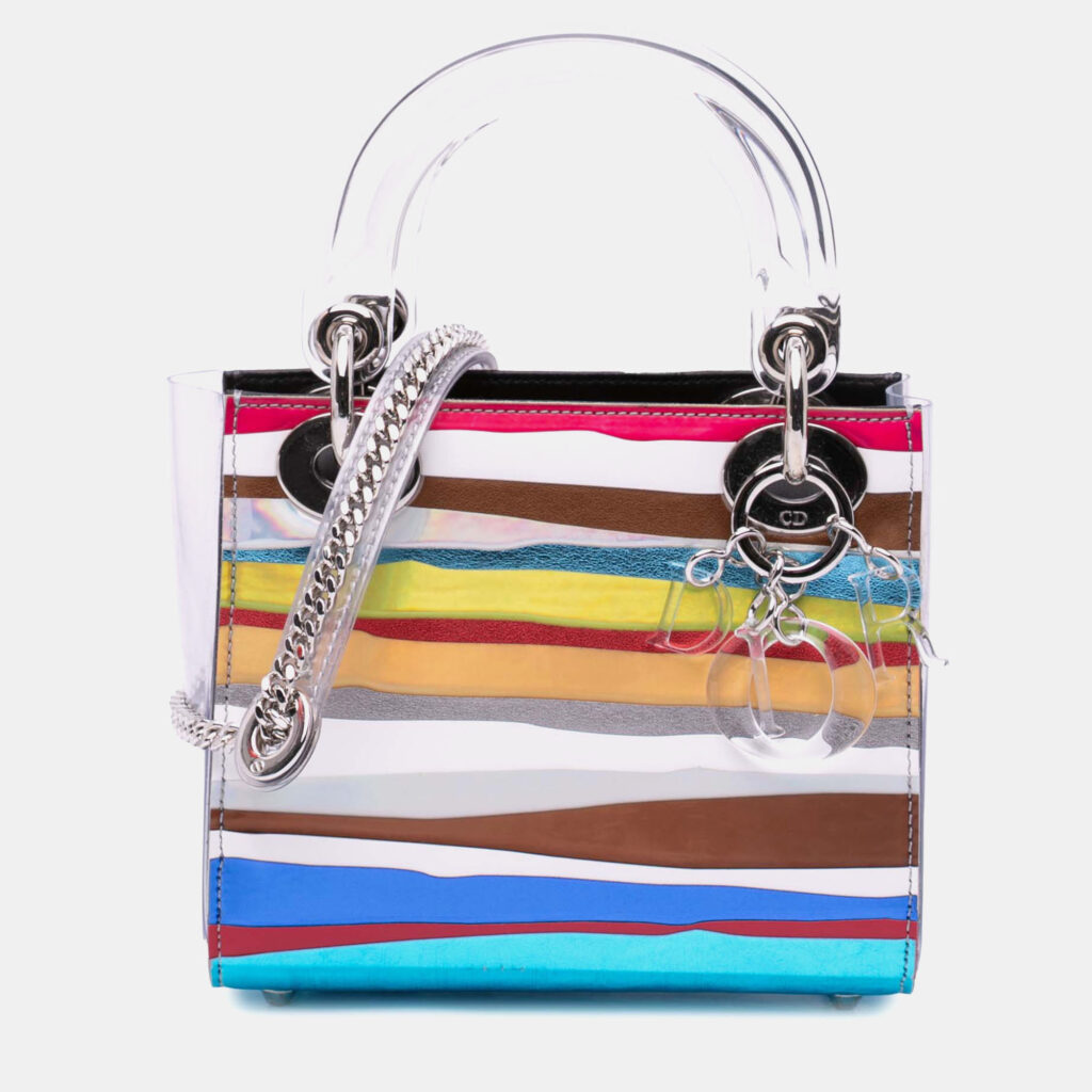 Dior Lady Dior Medium PVC Technical Fabric Handbag