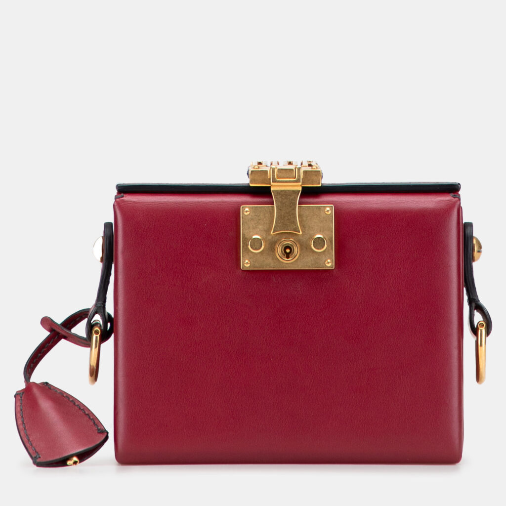 Dior Red Lambskin Dioraddict Lockbox Crossbody Dior Red Lambskin Dioraddict Lockbox Crossbody
