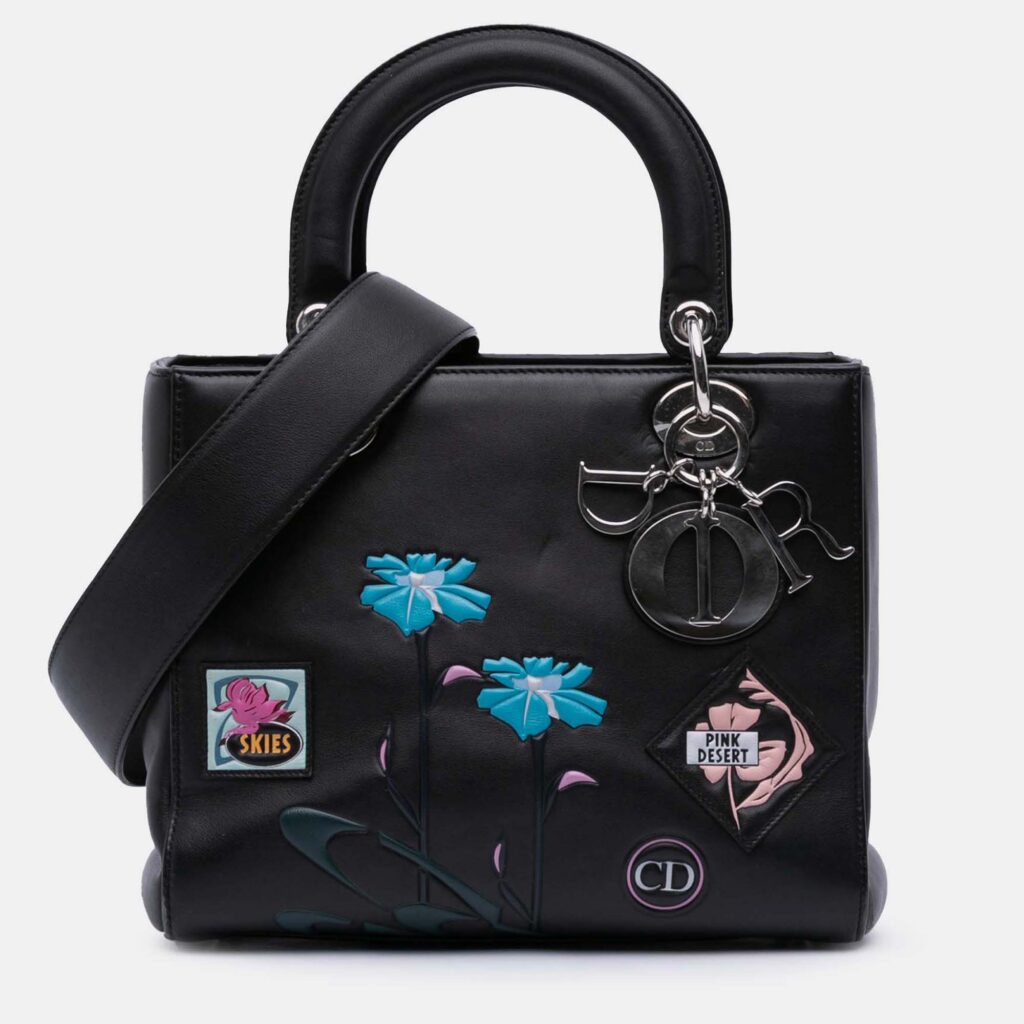 Dior Black Medium Calfskin Paradise Lady Dior Dior Black Medium Calfskin Paradise Lady Dior