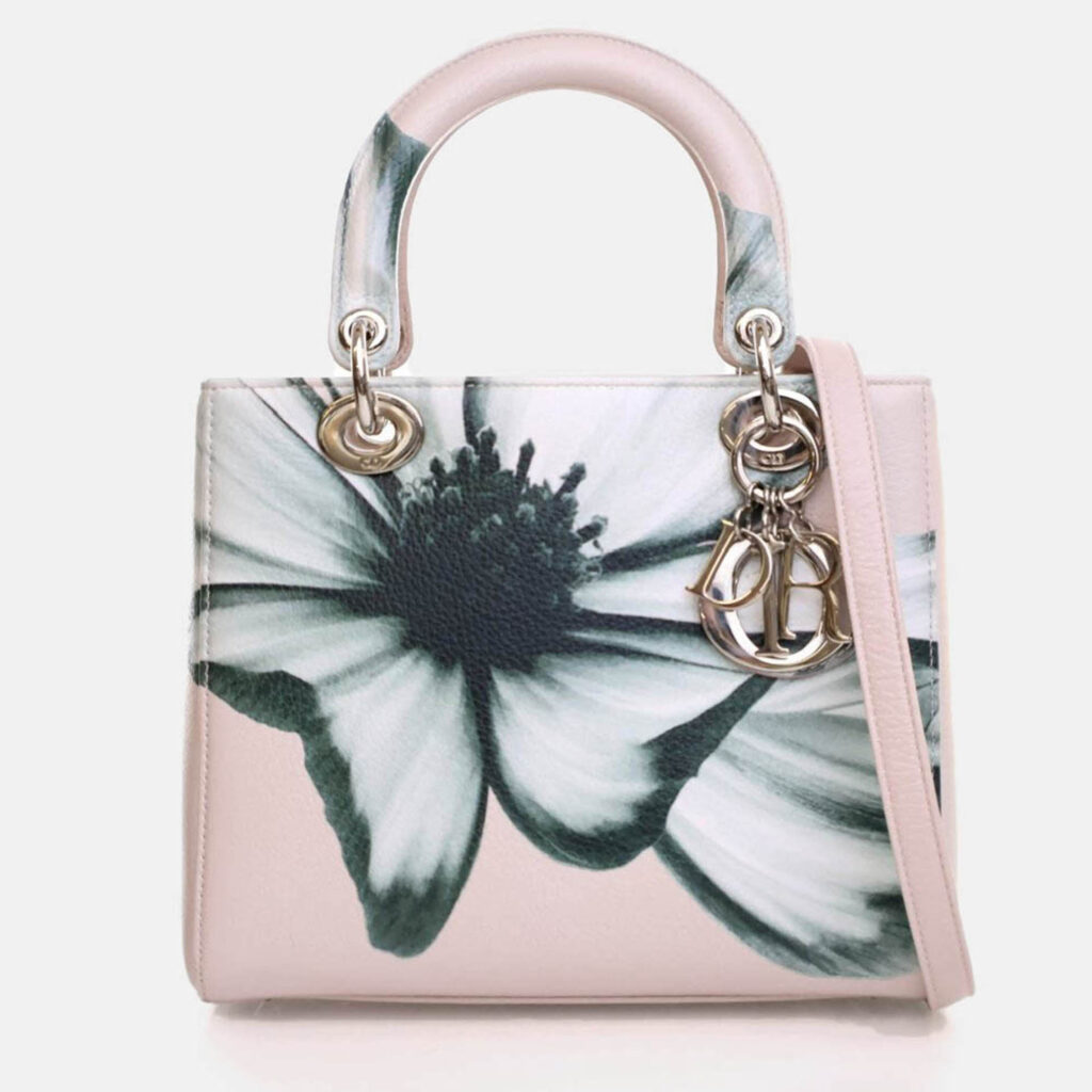 Dior Medium Deerskin Floral Lady Dior