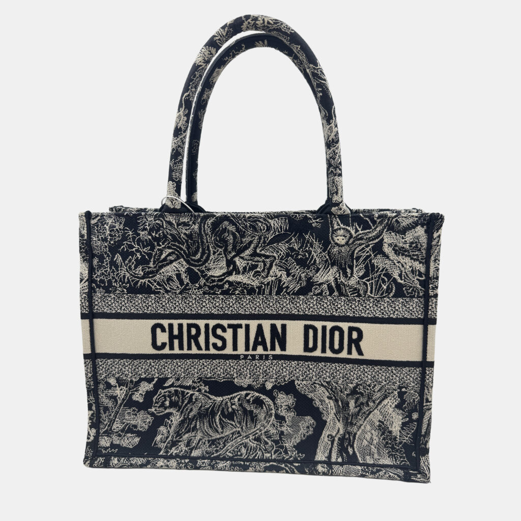 Dior Embroidered Medium Book Tote Bag