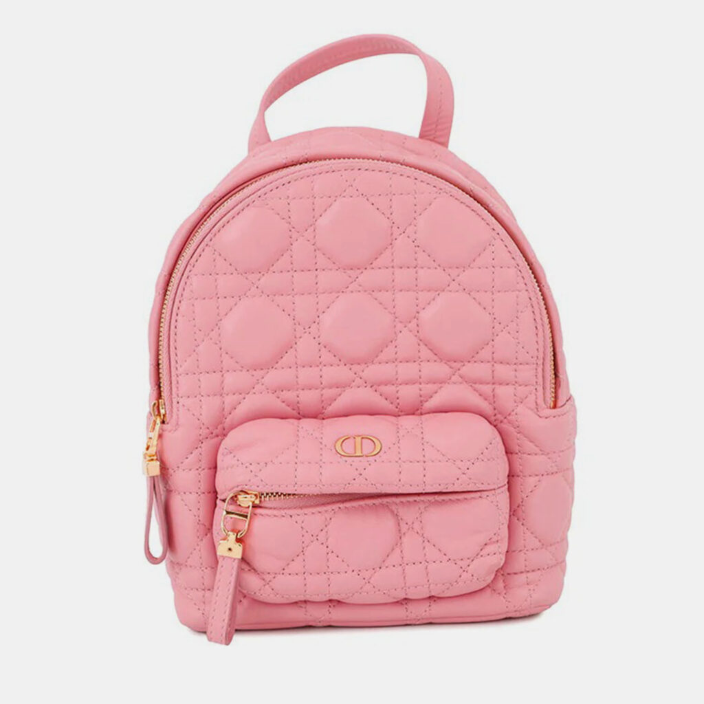 Dior Cannage Backpack Pink Leather Size Mini Dior Cannage Backpack Pink Leather Size Mini