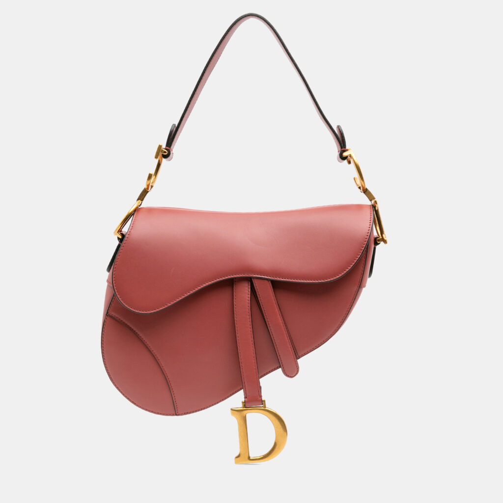 Dior Red Smooth Calfskin Saddle Bag Dior Red Smooth Calfskin Saddle Bag