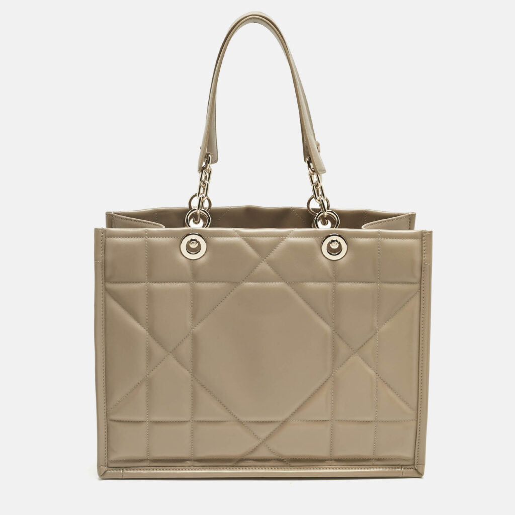 Dior Beige Archicannage Leather Medium Essential Tote Dior Beige Archicannage Leather Medium Essential Tote