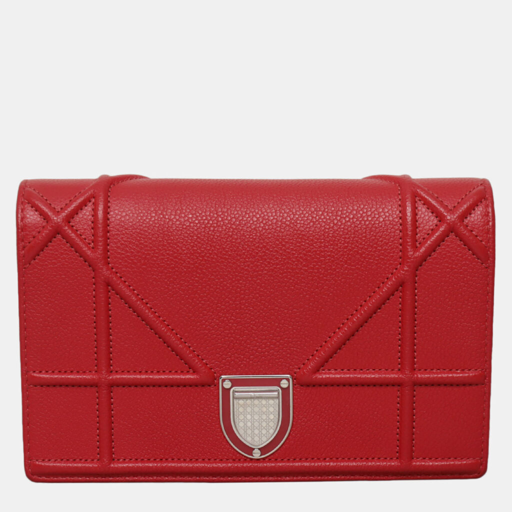 Diorama Wallet On Chain Pouch Bag Diorama Wallet On Chain Pouch Bag