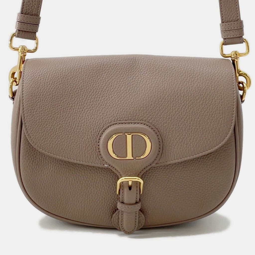 Dior Bobby Greige Grained Calfleather Medium Shoulder Bag Dior Bobby Greige Grained Calfleather Medium Shoulder Bag