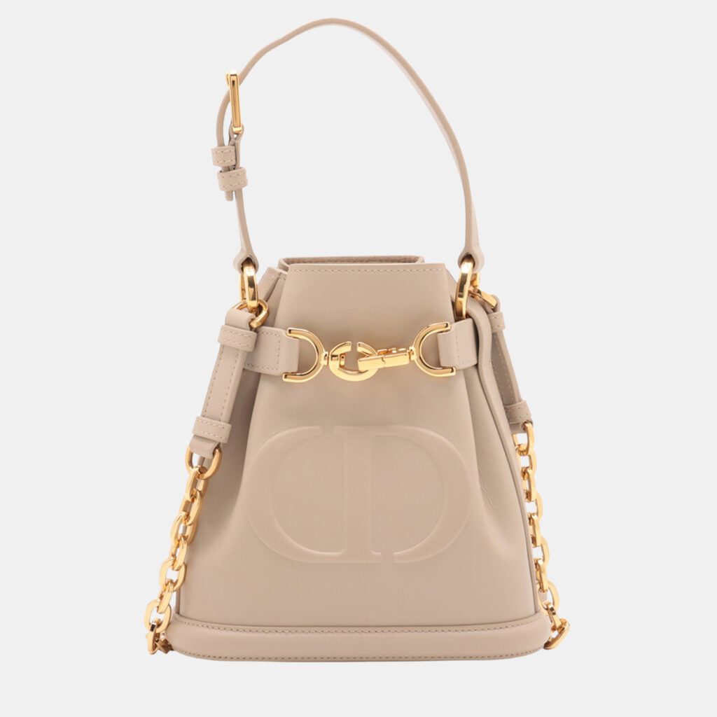 Dior Beige Small Embossed Calfskin CEst Dior Bag Dior Beige Small Embossed Calfskin CEst Dior Bag