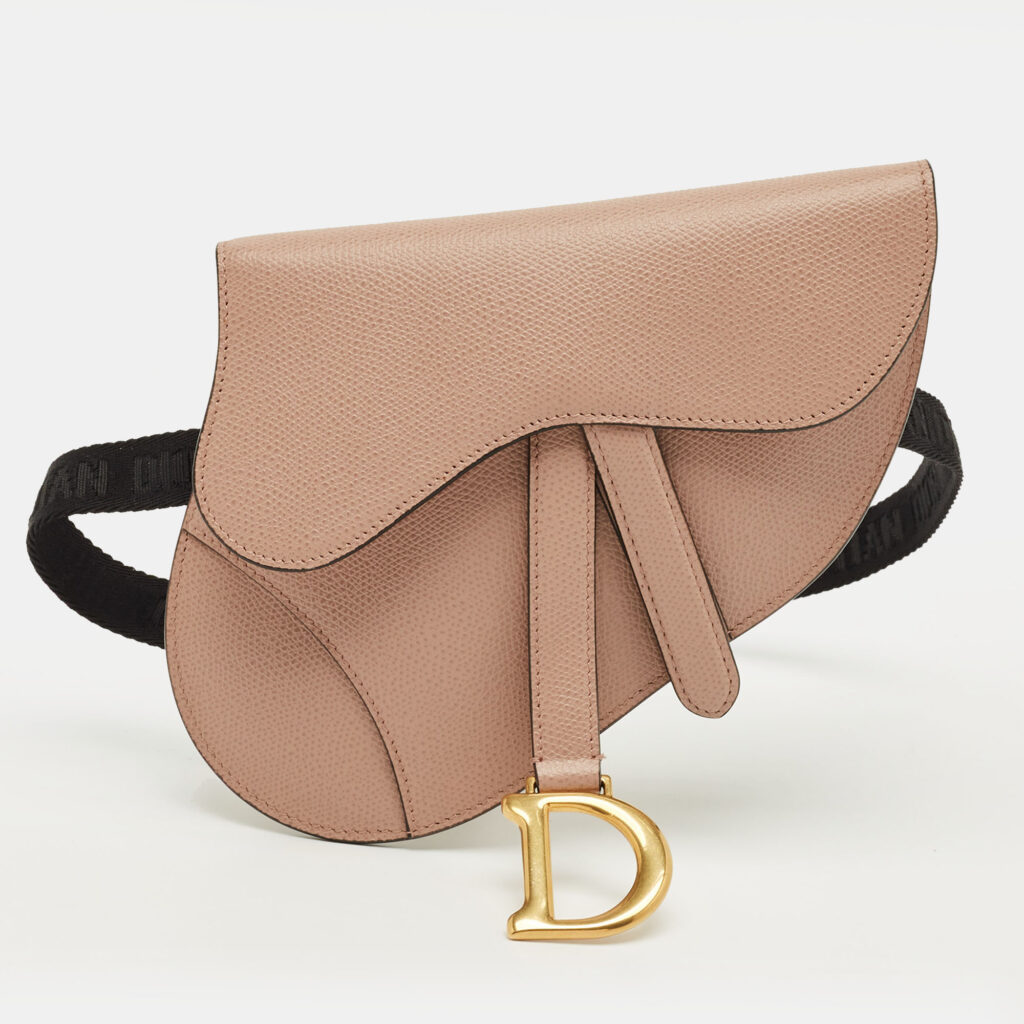 Dior Beige Leather Saddle Convertible Belt Bag Dior Beige Leather Saddle Convertible Belt Bag