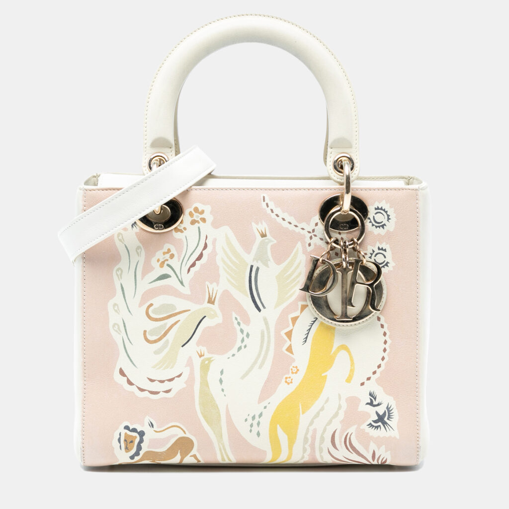 luxury-women-dior-used-handbags-p1242413-006-1.jpg Dior Pink Medium Calfskin Fairy Tale Lady Dior