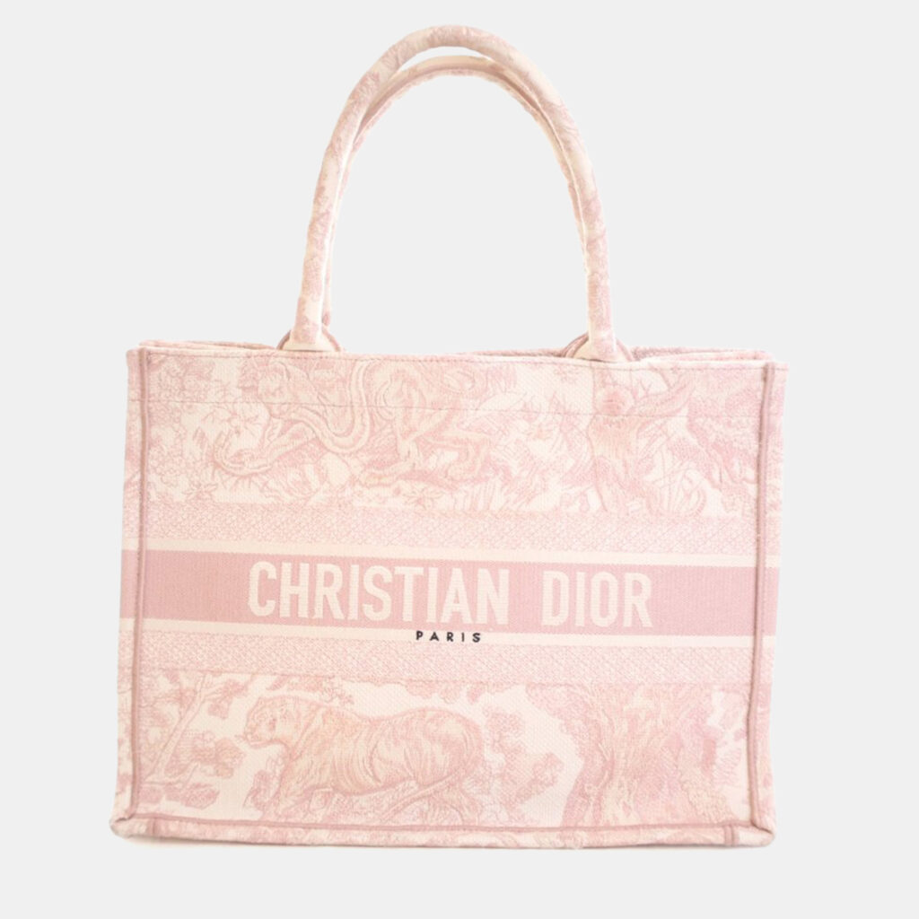 Christian Dior Medium Toile De Jouy Book Tote