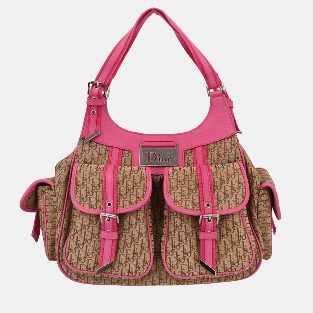 Christian Dior Beige Trotter Handbag Christian Dior Beige Trotter Handbag