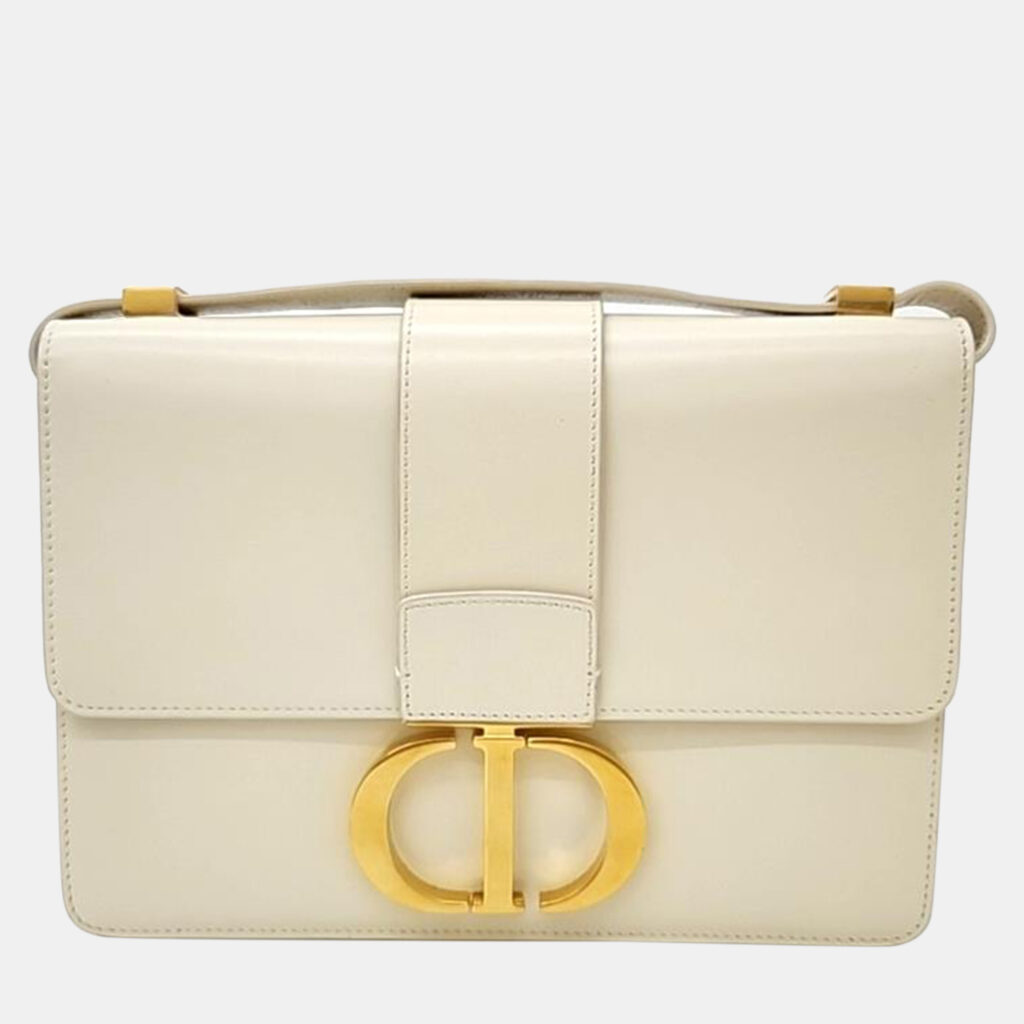 Dior Beige Leather 30 Montaigne Shoulder Bag Dior Beige Leather 30 Montaigne Shoulder Bag
