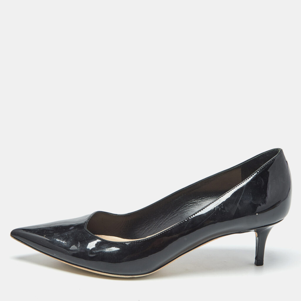 Dior Black Patent Leather Pointed Toe Pumps Size 39.5 Dior Black Patent Leather Pointed Toe Pumps Size 39.5