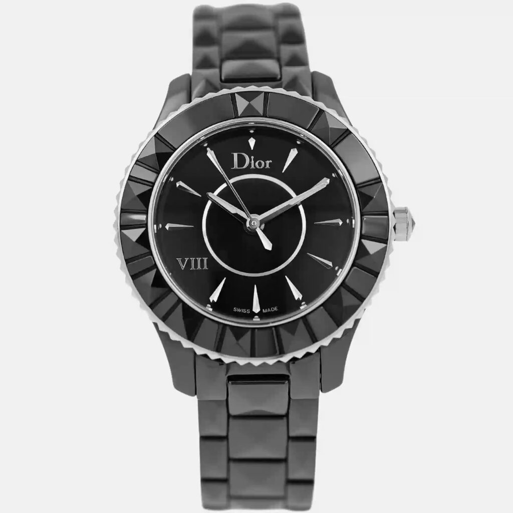 Christian Dior VIII Vendome CD1231E0 Quartz Black Ceramic Women's Wristwatch 34 mm Christian Dior VIII Vendome CD1231E0 Quartz Black Ceramic Women's Wristwatch 34 mm