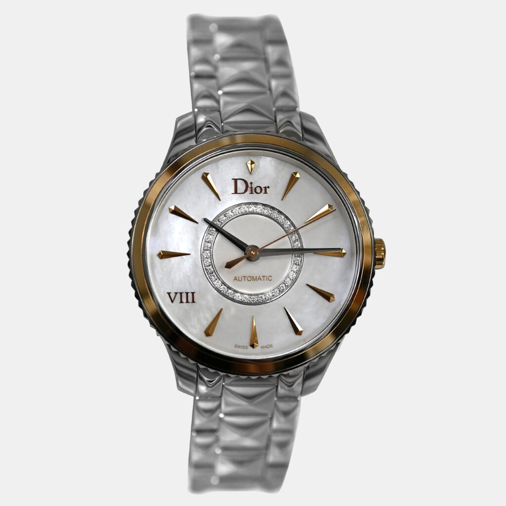 Dior VIII Montaigne CD1535I0M001 Automatic Diamond Mother of Pearl 18K Yellow Gold Stainless Steel Women's Wristwatch 36 mm Dior VIII Montaigne CD1535I0M001 Automatic Diamond Mother of Pearl 18K Yellow Gold Stainless Steel Women's Wristwatch 36 mm