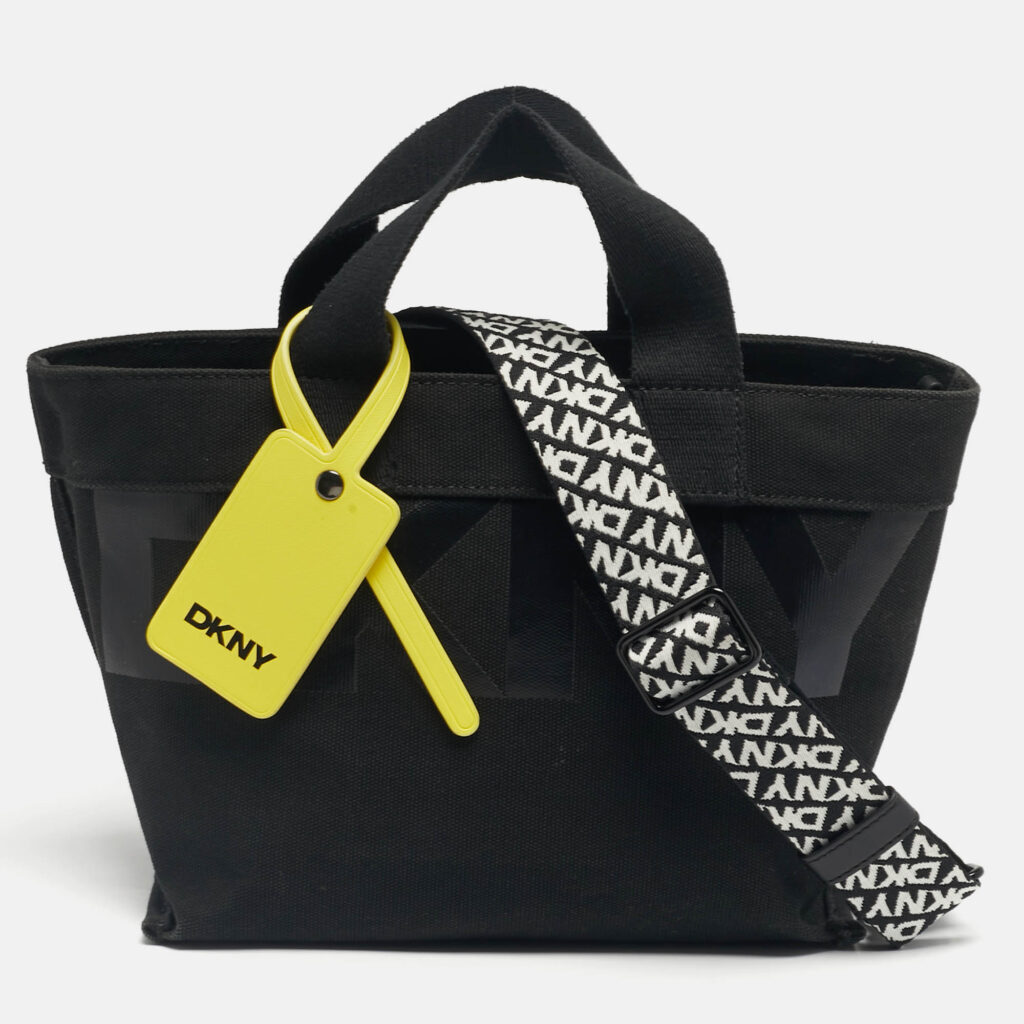 DKNY Black Canvas Small Brady Crossbody Bag DKNY Black Canvas Small Brady Crossbody Bag