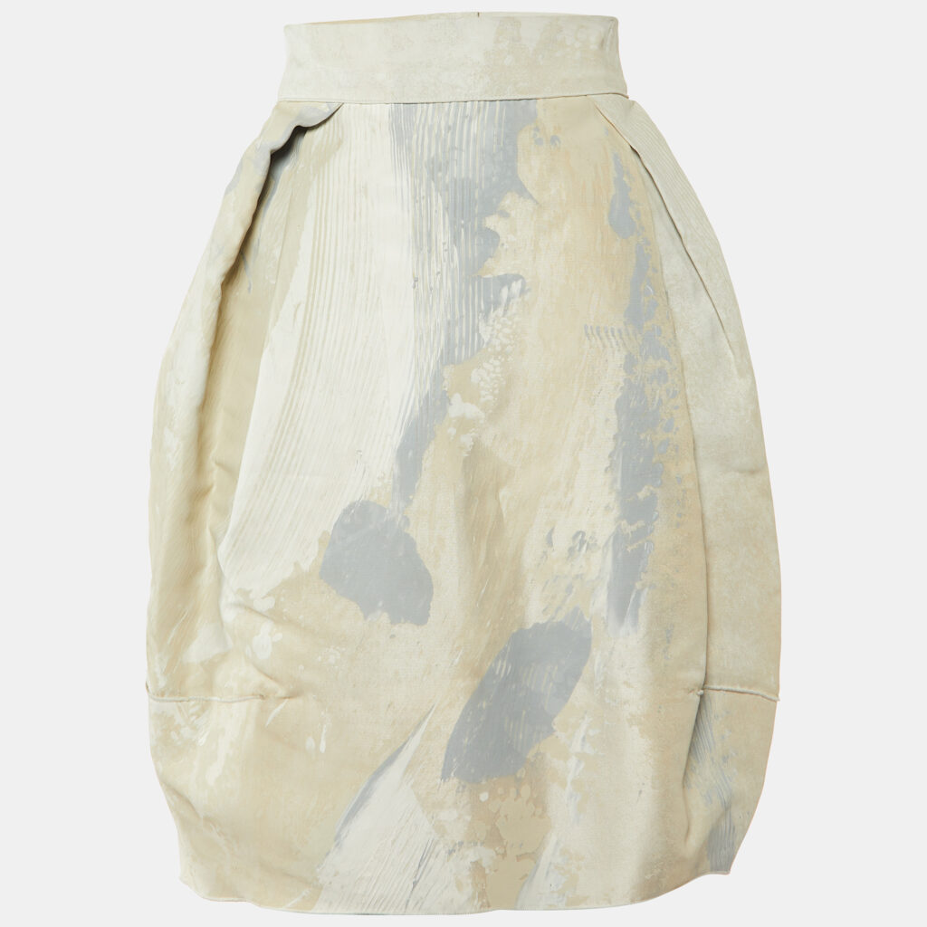 Dolce & Gabbana Cream Printed Cotton Skirt S Dolce & Gabbana Cream Printed Cotton Skirt S