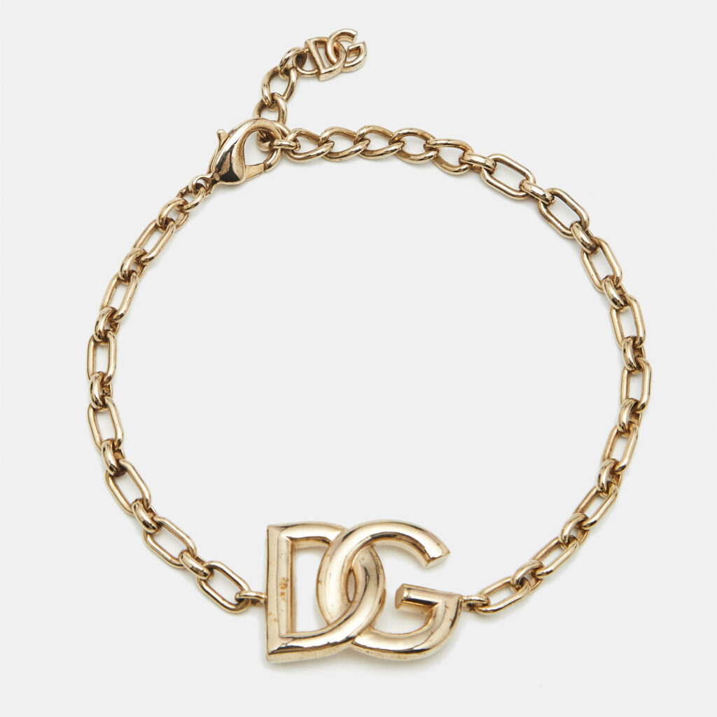 Dolce & Gabbana DG Gold Tone Bracelet Dolce & Gabbana DG Gold Tone Bracelet