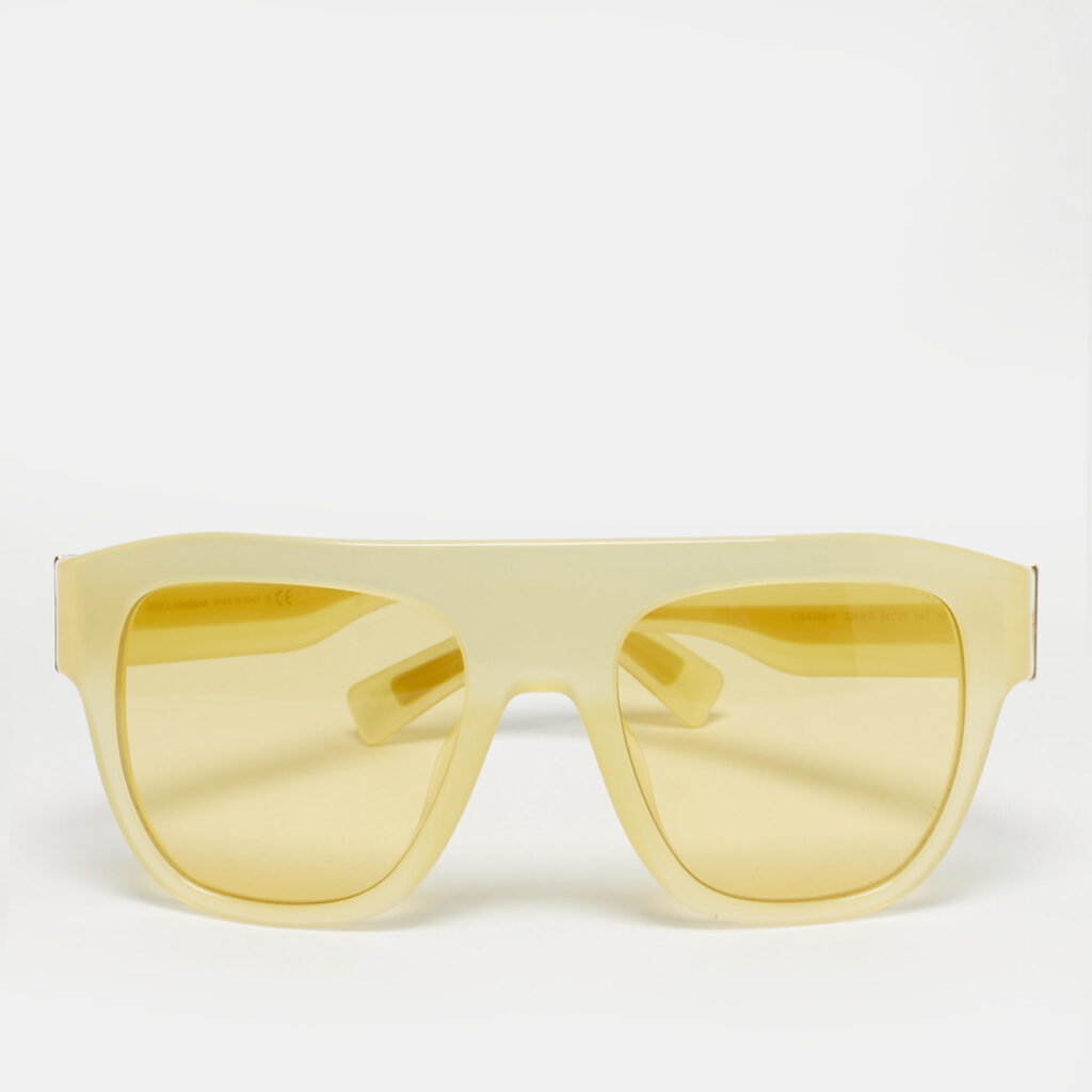 Dolce & Gabbana Yellow DG4398 F Square Sunglasses Dolce & Gabbana Yellow DG4398 F Square Sunglasses