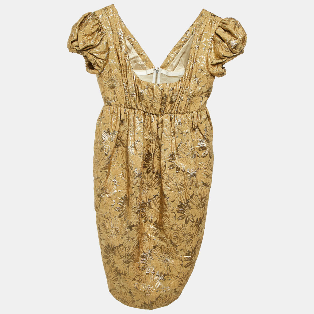 Dolce & Gabbana Bold Brocade Corset Mini Dress S