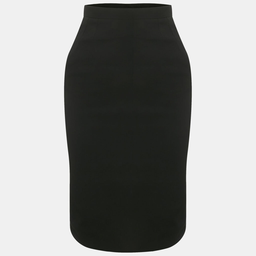 Dolce & Gabbana Black Crepe Pencil Skirt XS