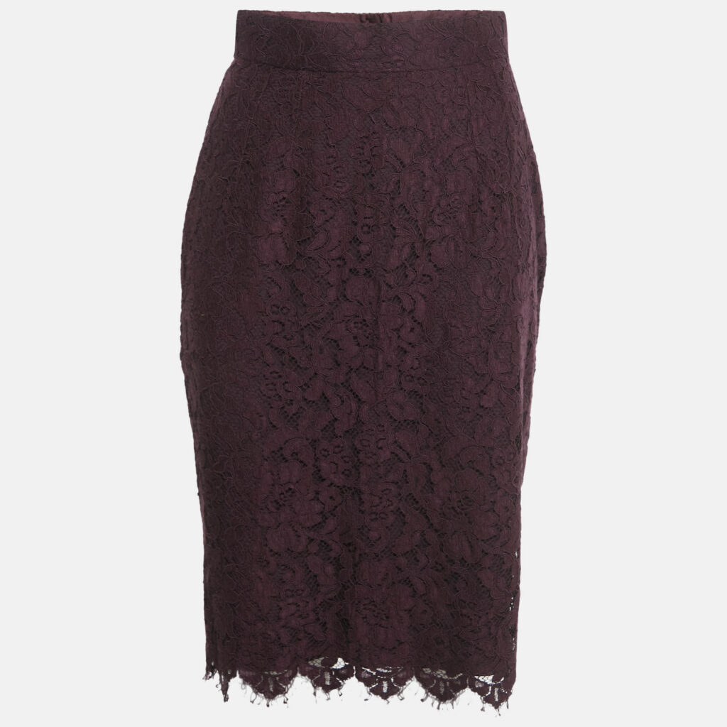 luxury-women-dolcegabbana-used-clothes-p1234458-001-1.jpg Dolce & Gabbana Plum Lace Midi Skirt M