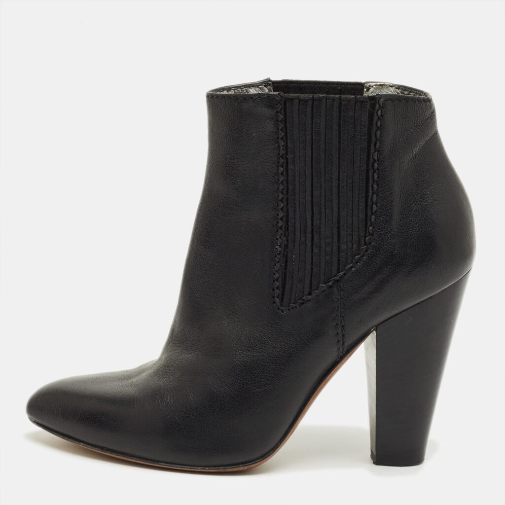 Dolce & Gabbana Black Leather Ankle Boots Size 37 Dolce & Gabbana Black Leather Ankle Boots Size 37