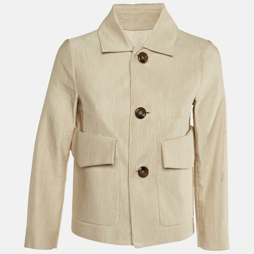 Dsquared2 Beige Corduroy Button Front Jacket M Dsquared2 Beige Corduroy Button Front Jacket M
