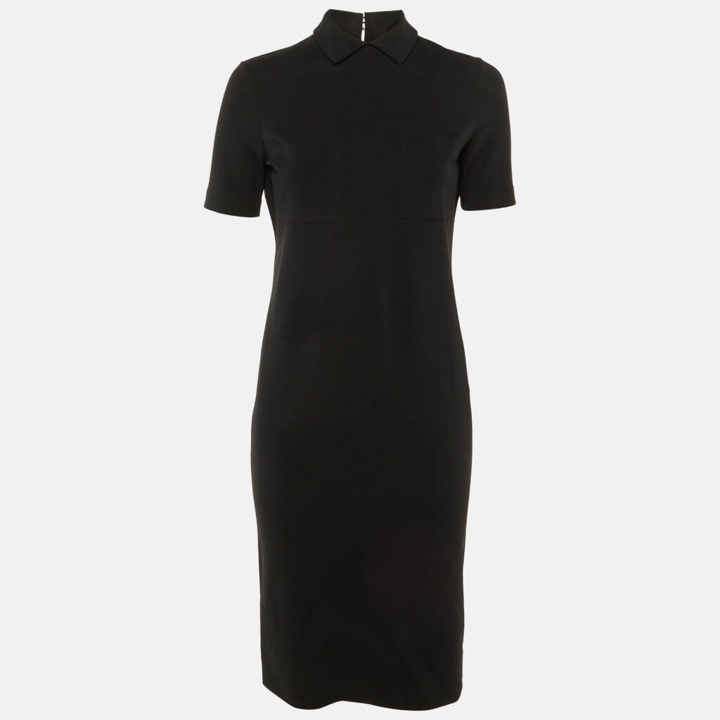 Dsquared2 Black Wool Bodycon Dress S Dsquared2 Black Wool Bodycon Dress S