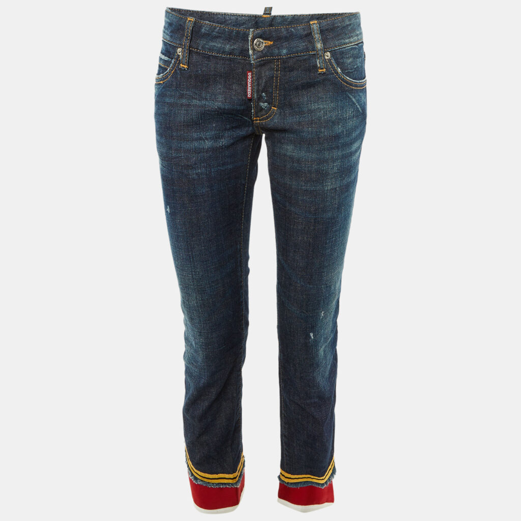 Dsquared2 Blue Denim Capri Jeans M/Waist 34" Dsquared2 Blue Denim Capri Jeans M/Waist 34"