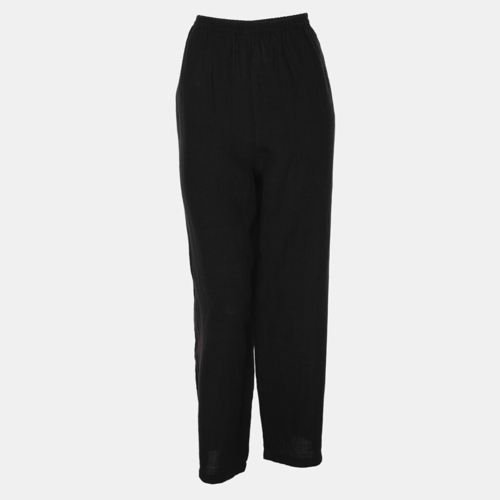 Eileen Fisher Black Linen Blend Straight Pants XXL Eileen Fisher Black Linen Blend Straight Pants XXL