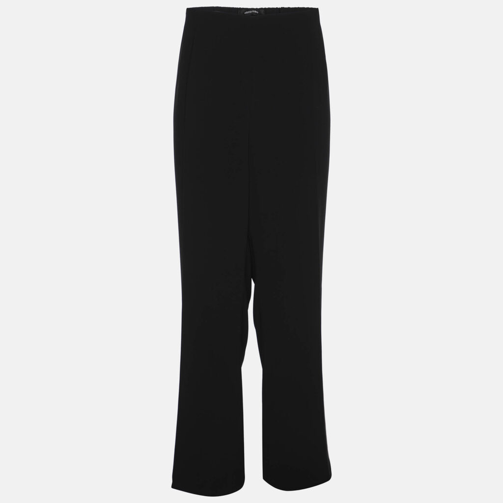 Elena Miro Black Crepe Straight Pants XXL Elena Miro Black Crepe Straight Pants XXL