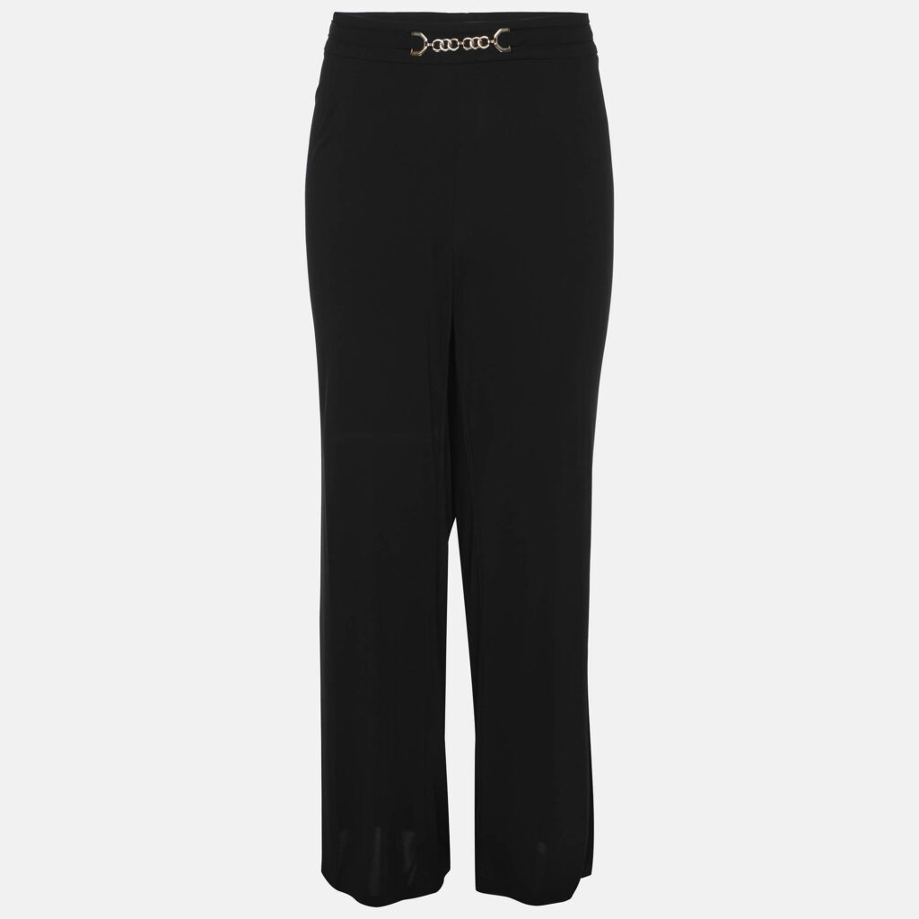 Elena Miro Black Jersey Embellished Pants XXL Elena Miro Black Jersey Embellished Pants XXL