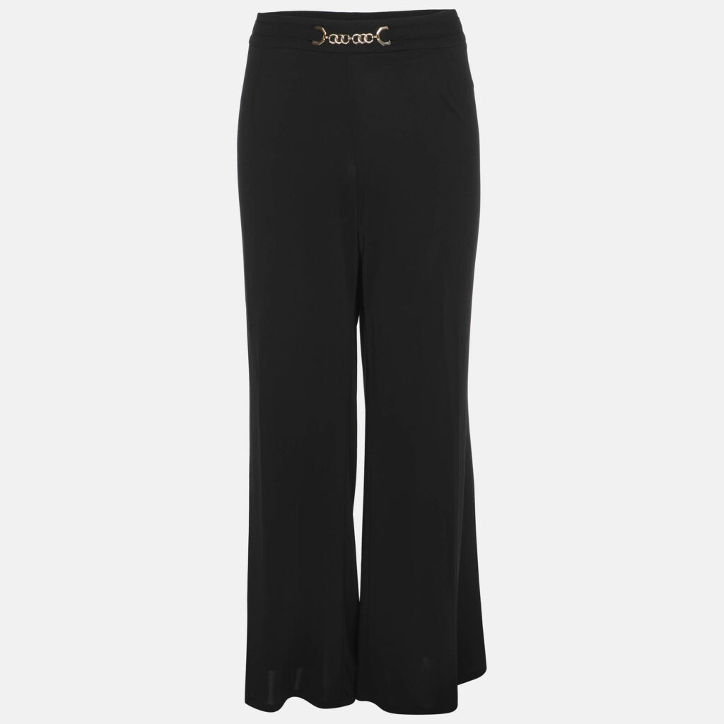 Elena Miro Black Jersey Embellished Pants XXL Elena Miro Black Jersey Embellished Pants XXL