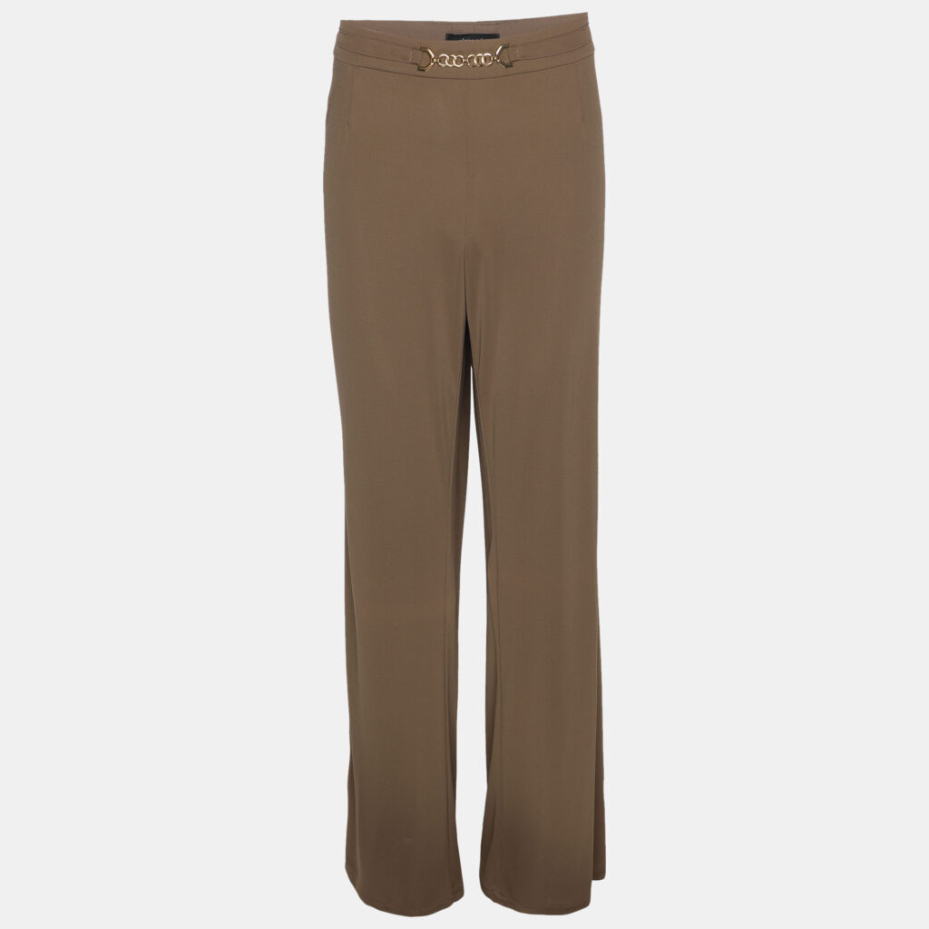 Elena Miro Khaki Jersey Pants XXL