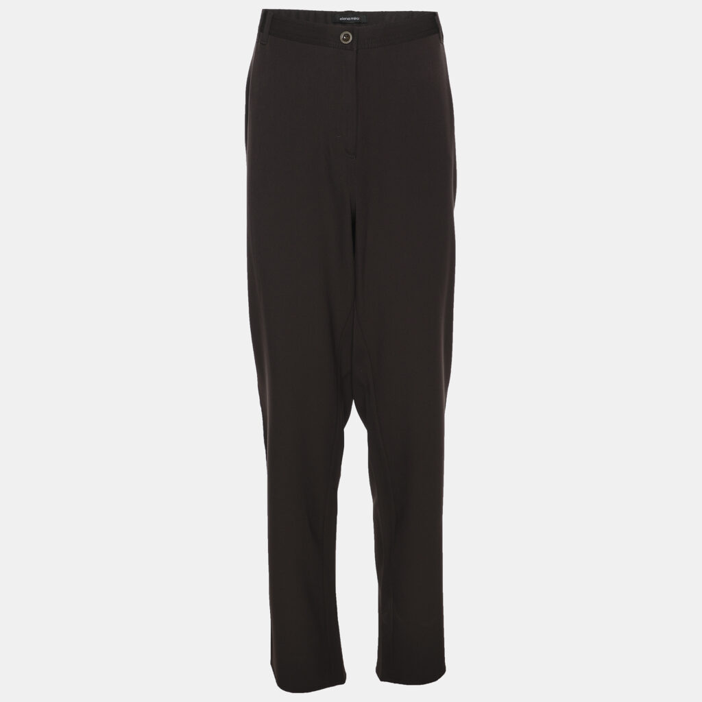 Elena Miro Brown Jersey Straight Pants XXL Elena Miro Brown Jersey Straight Pants XXL