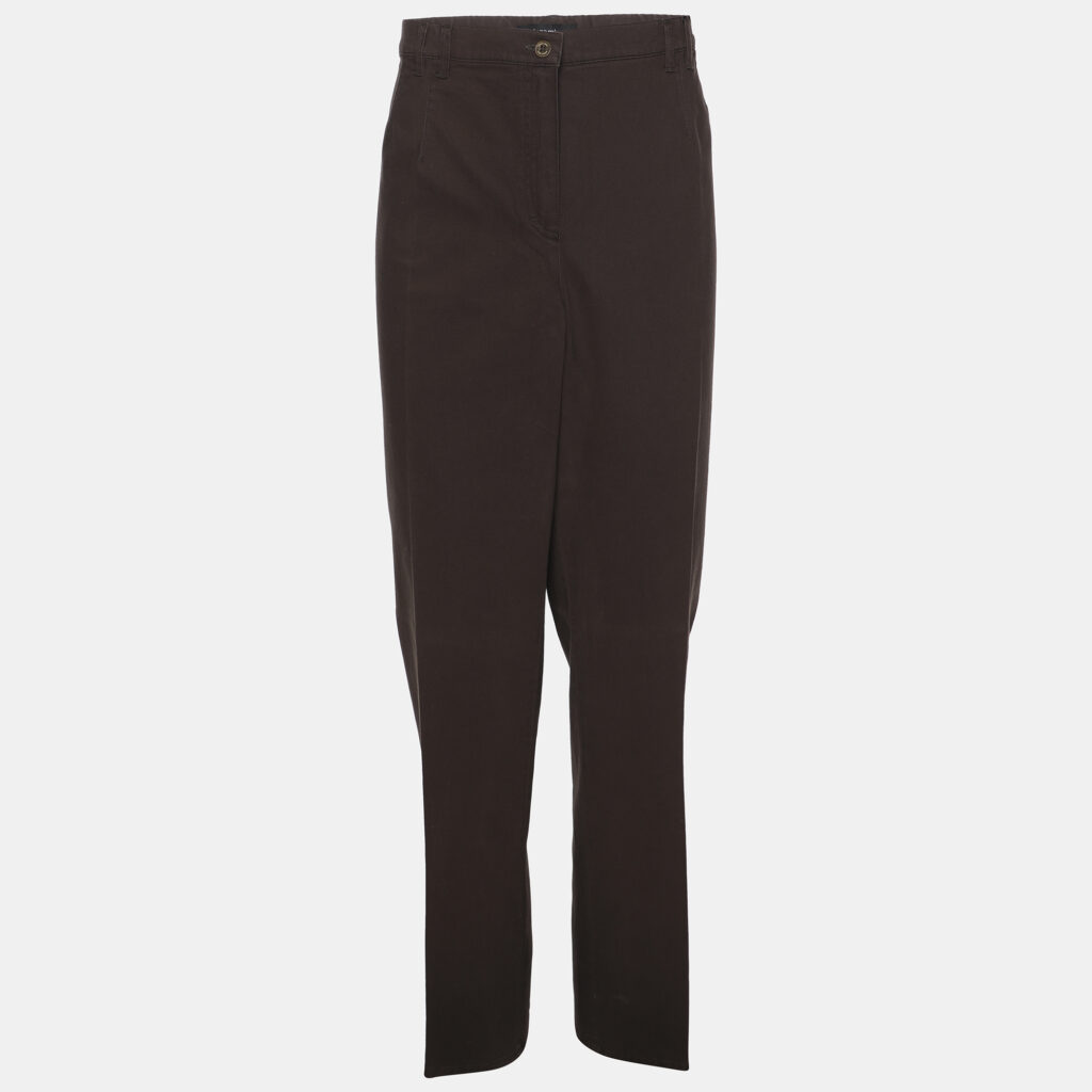 Elena Miro Grey Cotton Pants XXL Elena Miro Grey Cotton Pants XXL